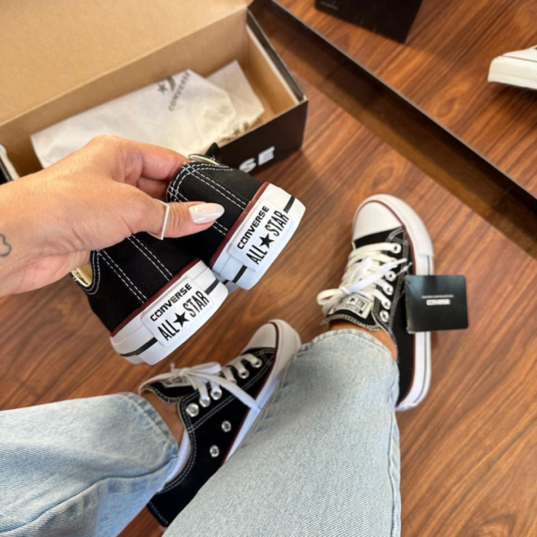 Converse ALLSTAR Negro bajas Linea premium - Image 3