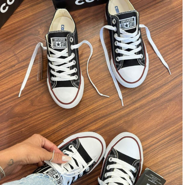 Converse ALLSTAR Negro bajas Linea premium - Image 4